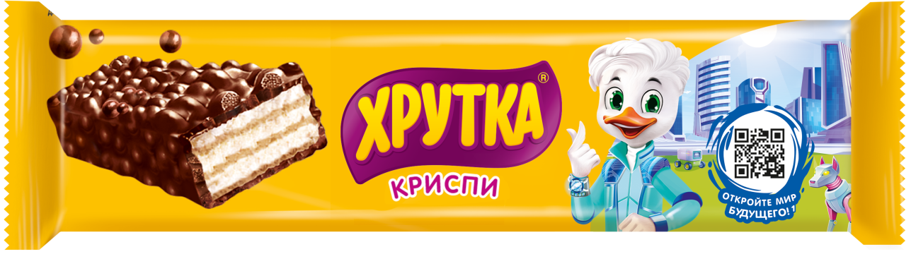 ХРУТКА®. Криспи. Конфета с хрустящей вафлей, 22 г
